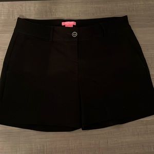 Isaac Mizrahi Black Flat Front Shorts Size 8
